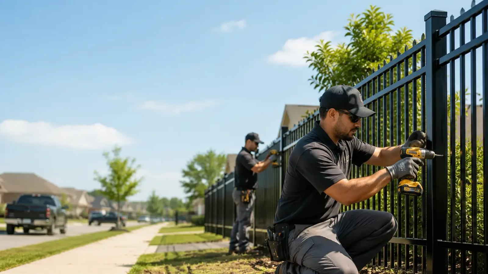 Metal Fence Installation in Notre Dame, IN